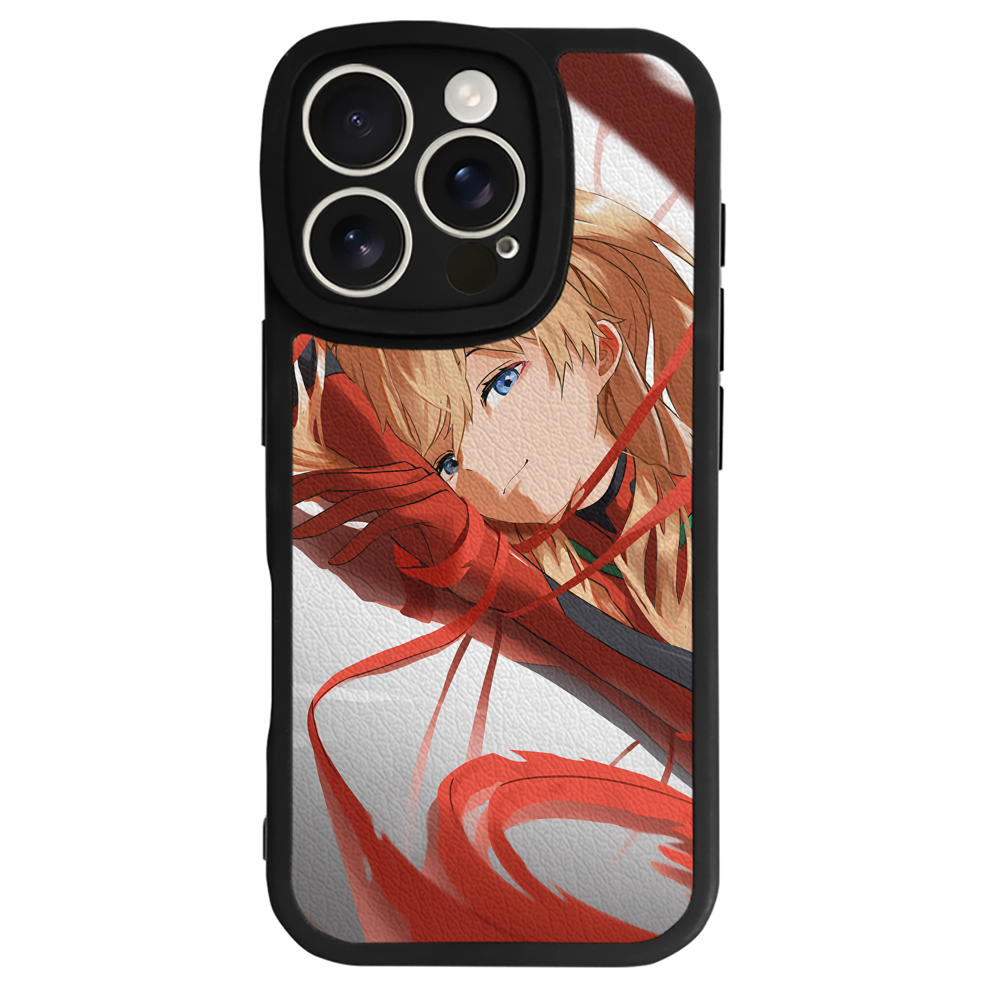 （画像用） EVA 新世紀エヴァンゲリオン 【iPhone 16シリーズ対応】シリコンスマホケース（レザー調） 材質：シリコン